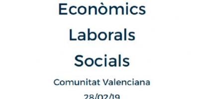 Indicadors Econòmics, Laborals i Socials. Febrer 2019