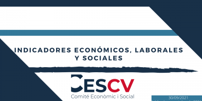 Indicadores Económicos, Laborales y Sociales. Septiembre 2021