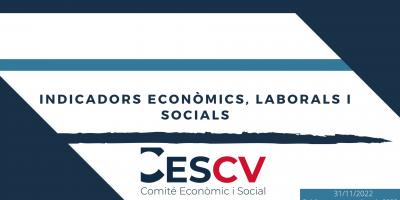 Indicadors Econòmics, Laborals i Socials. Novembre 2022